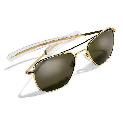 authentic military aviator sunglasses.